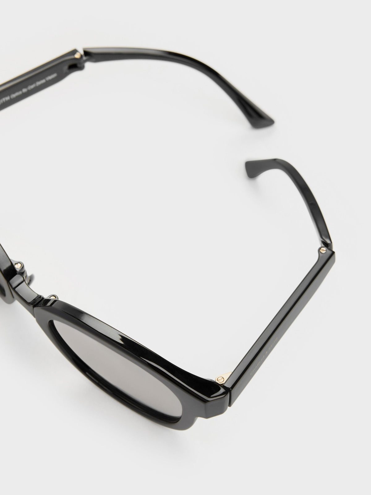 CHARLES & KEITH Top Pick / Brea Round Sunglasses - Black