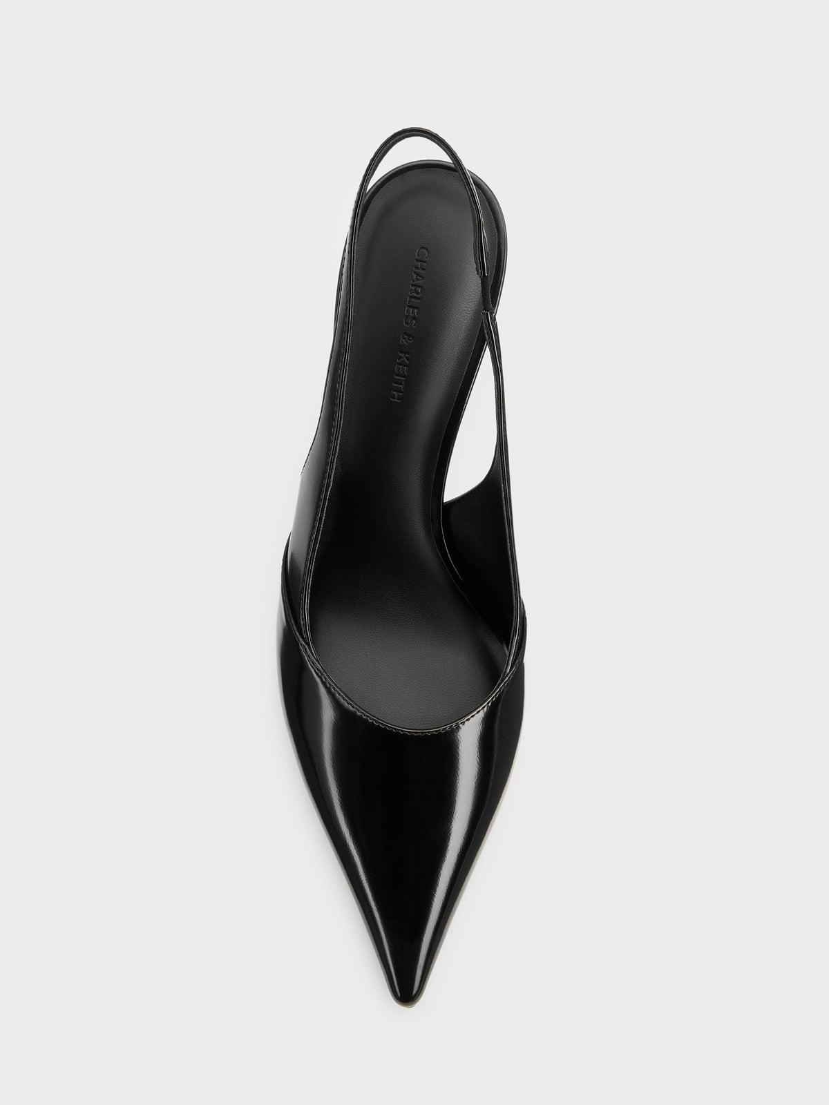 CHARLES & KEITH Trending / Taylen Slingback Pumps - Black Box