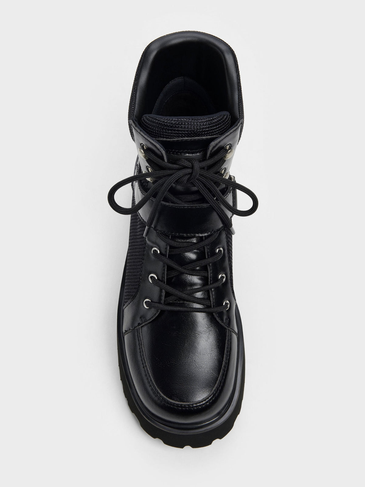 CHARLES & KEITH Exclusive / Eliot Platform Combat Boots - Black