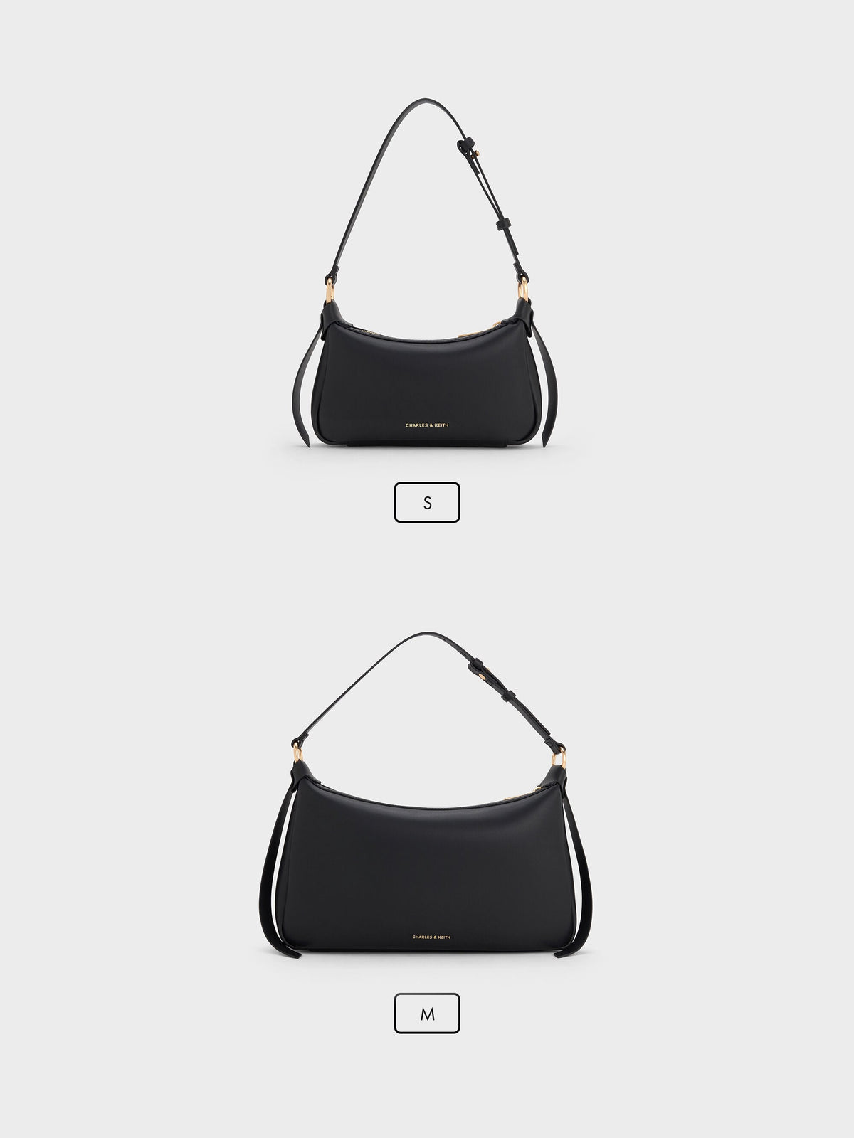 CHARLES & KEITH Sale / Calla Shoulder Bag - Black