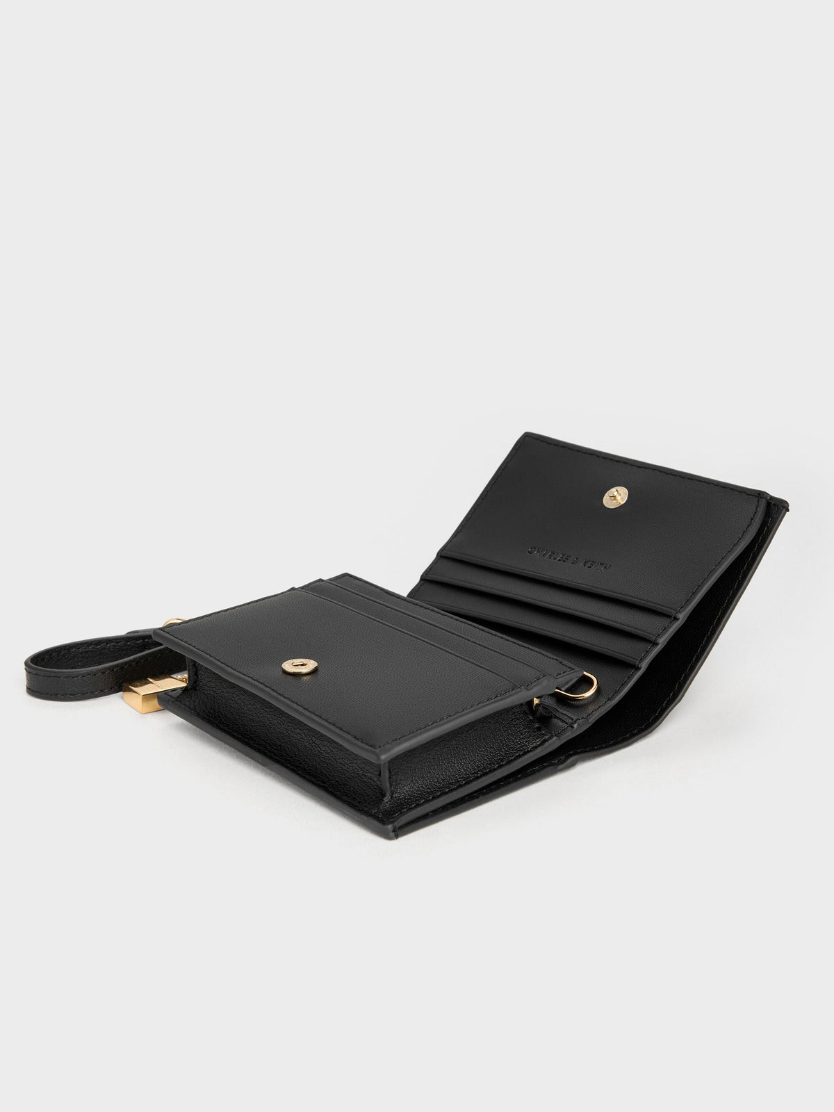 CHARLES & KEITH Smart Buy / Scottie Small Wallet - Black