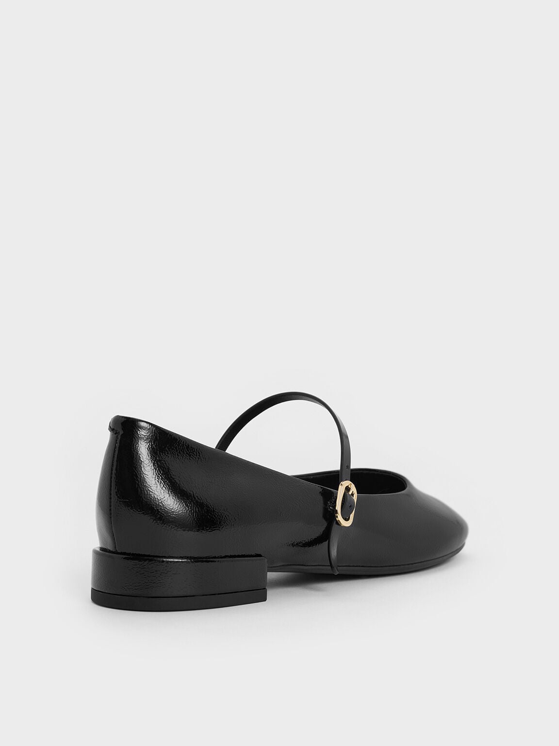 CHARLES & KEITH New / Gertrude Patent Mary Janes - Black Patent