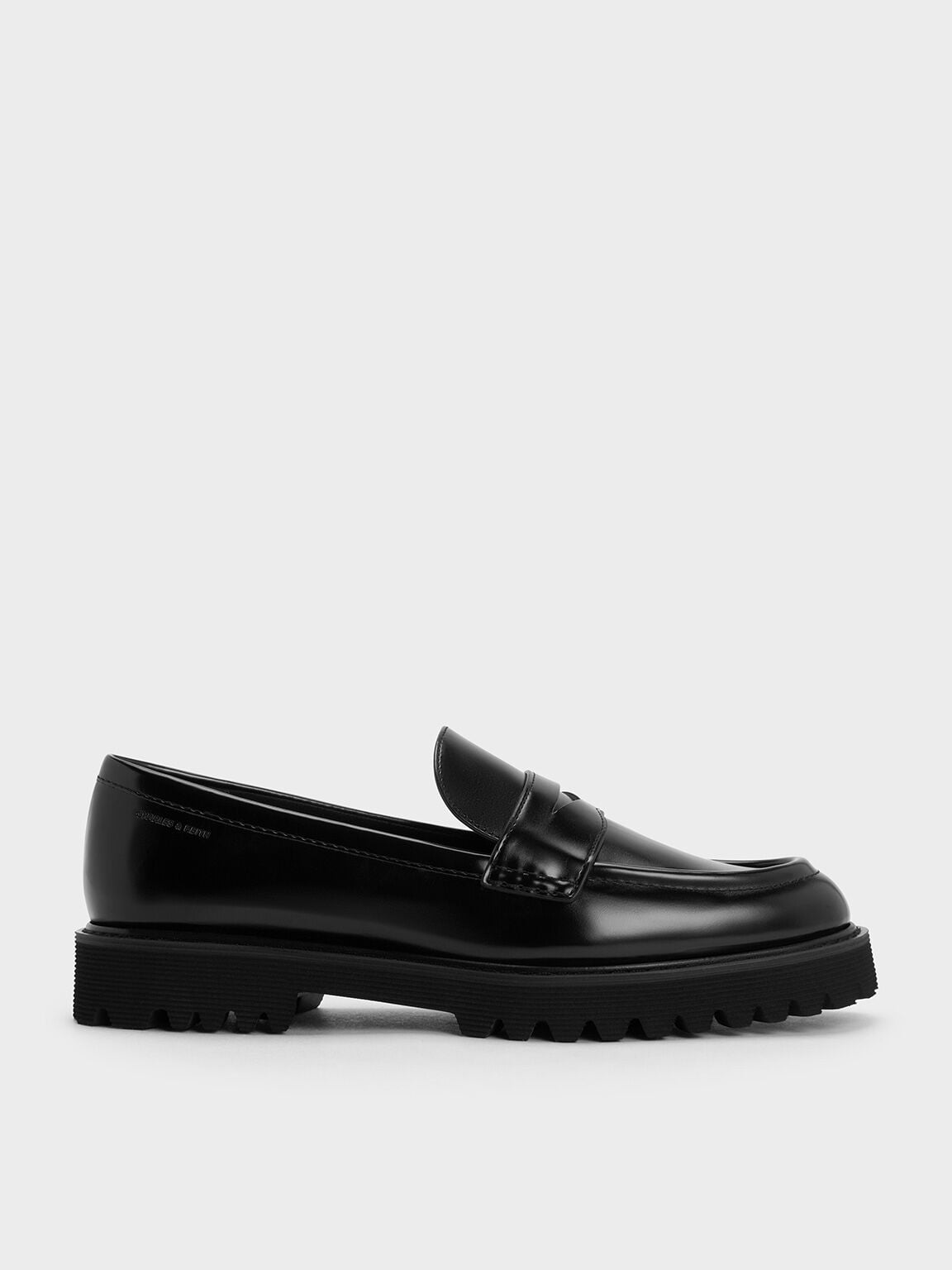CHARLES & KEITH Top Pick / Kaiya Penny Loafers - Black Box