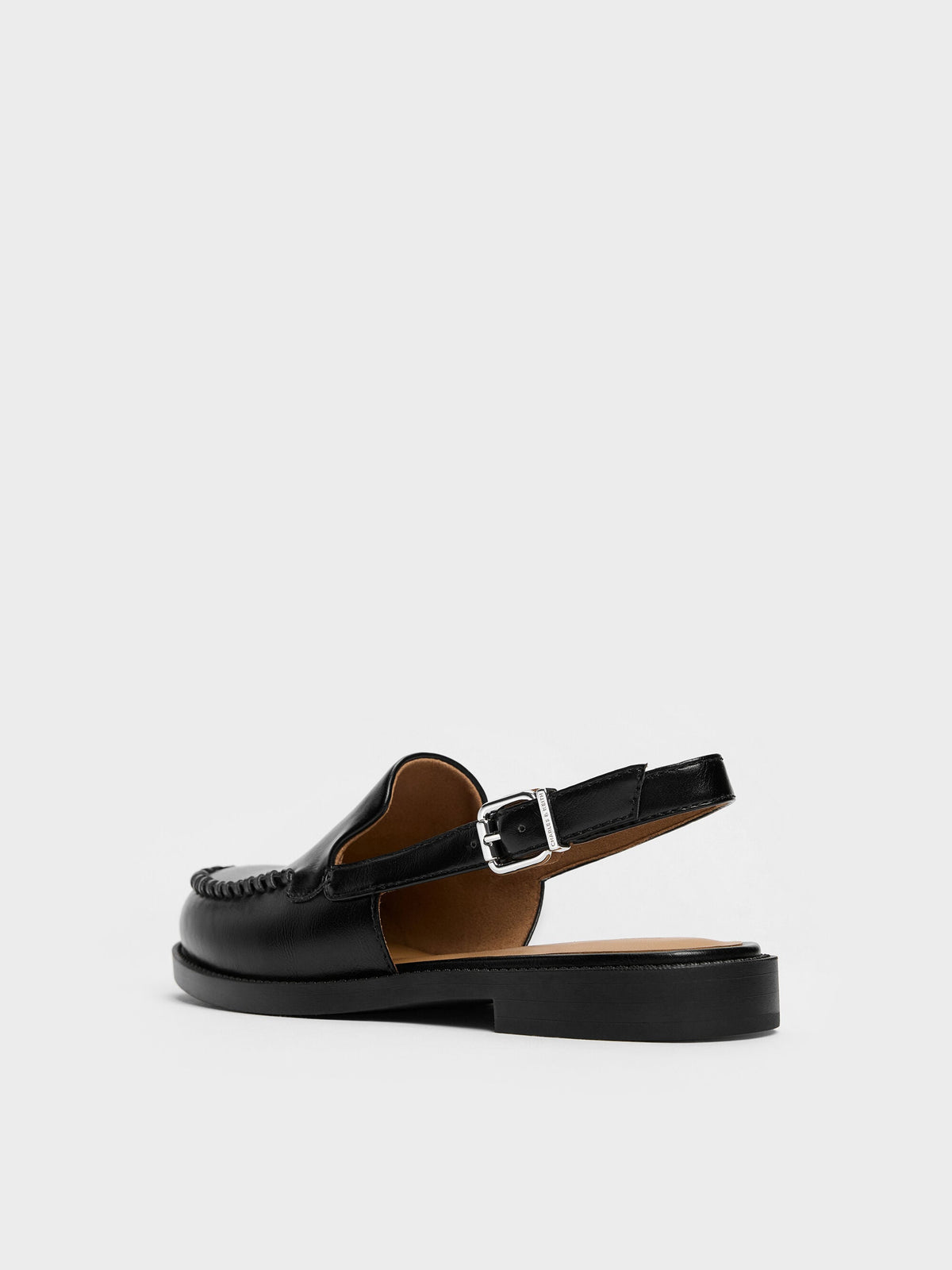 CHARLES & KEITH Quality / Gale Slingback Loafers - Black