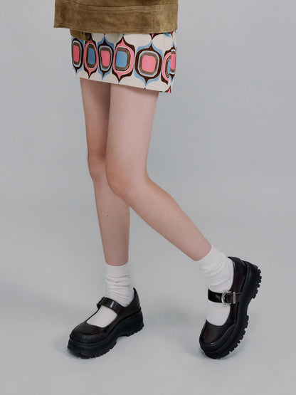 CHARLES & KEITH Essential / Darra Platform Mary Janes - Black Box