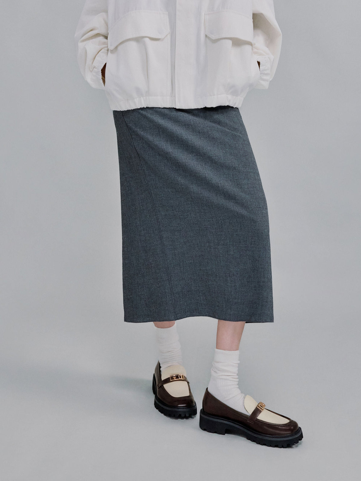 CHARLES & KEITH Trending / Lando Canvas Platform Loafers - Multi