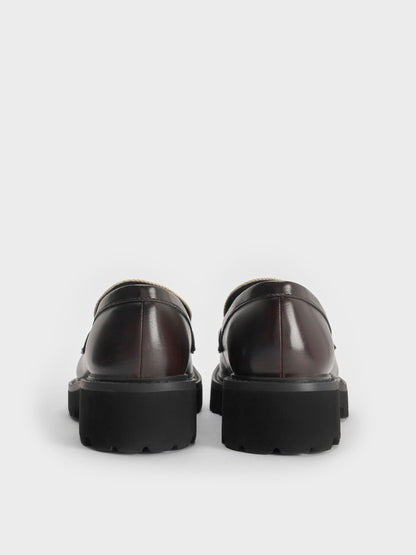 CHARLES & KEITH Trending / Lando Canvas Platform Loafers - Multi