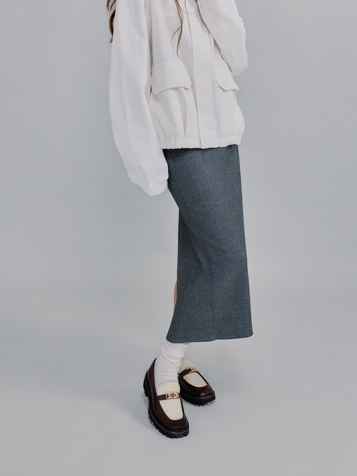 CHARLES & KEITH Trending / Lando Canvas Platform Loafers - Multi