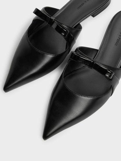 CHARLES & KEITH Best Price / Kaleen Pointed Mules - Black
