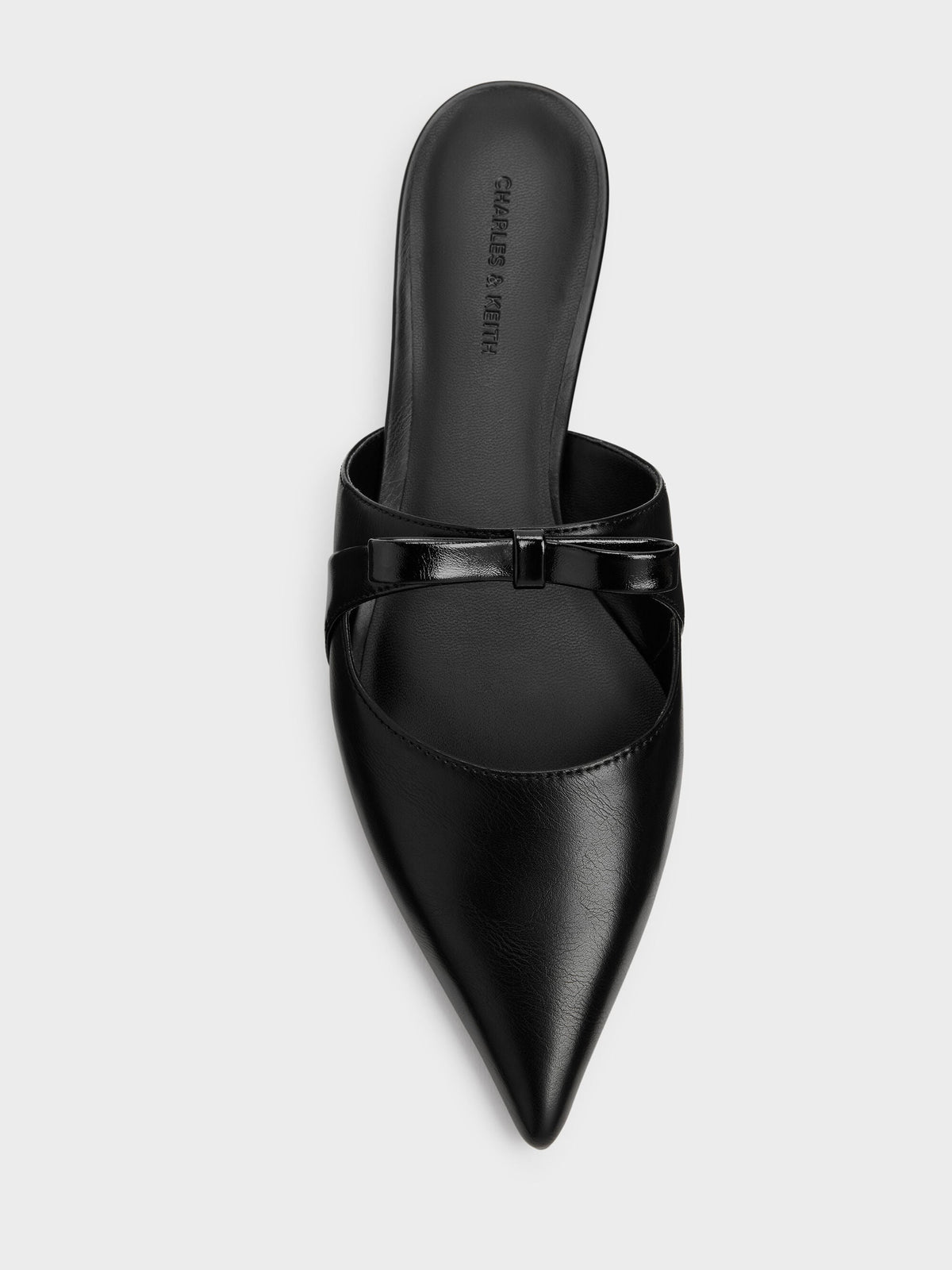 CHARLES & KEITH Best Price / Kaleen Pointed Mules - Black