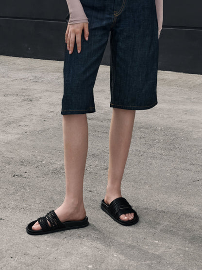 CHARLES & KEITH Trending / Fianna Strappy Slide Sandals - Black