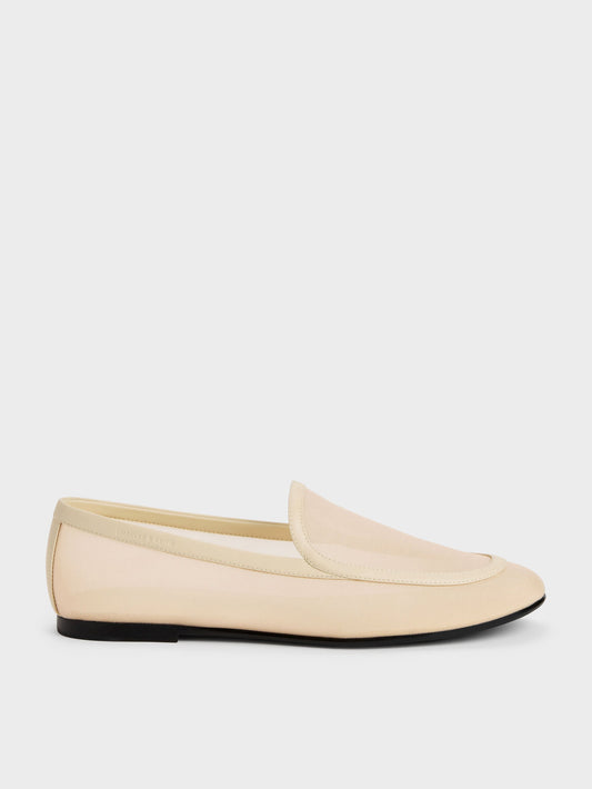 CHARLES & KEITH Signature / Mackie Mesh Loafers - Beige