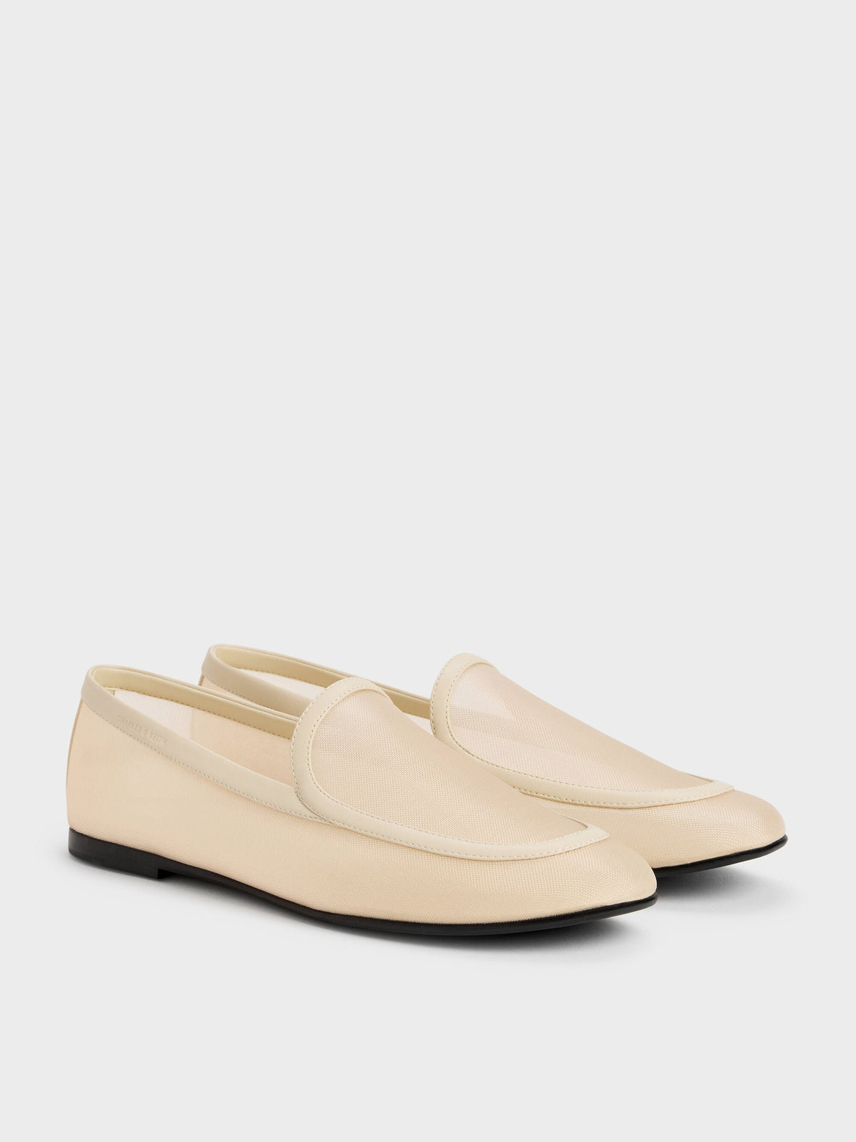 CHARLES & KEITH Signature / Mackie Mesh Loafers - Beige