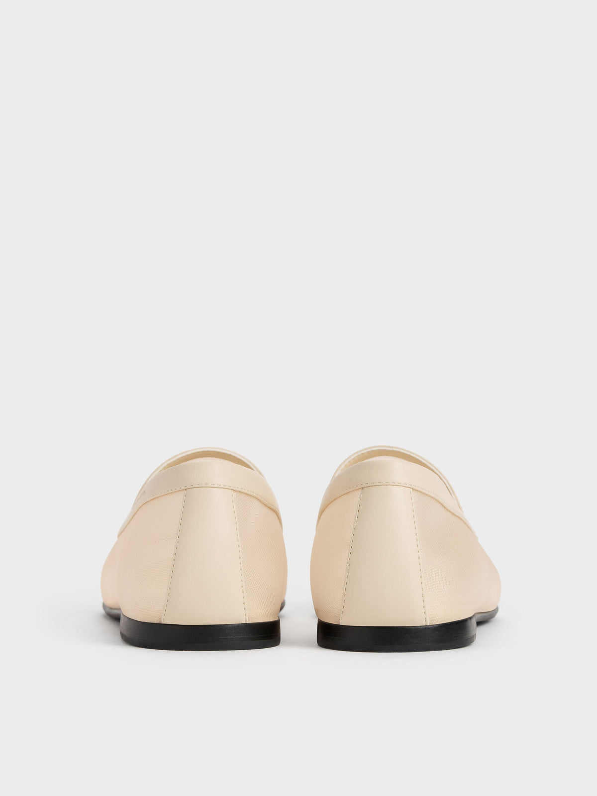 CHARLES & KEITH Signature / Mackie Mesh Loafers - Beige