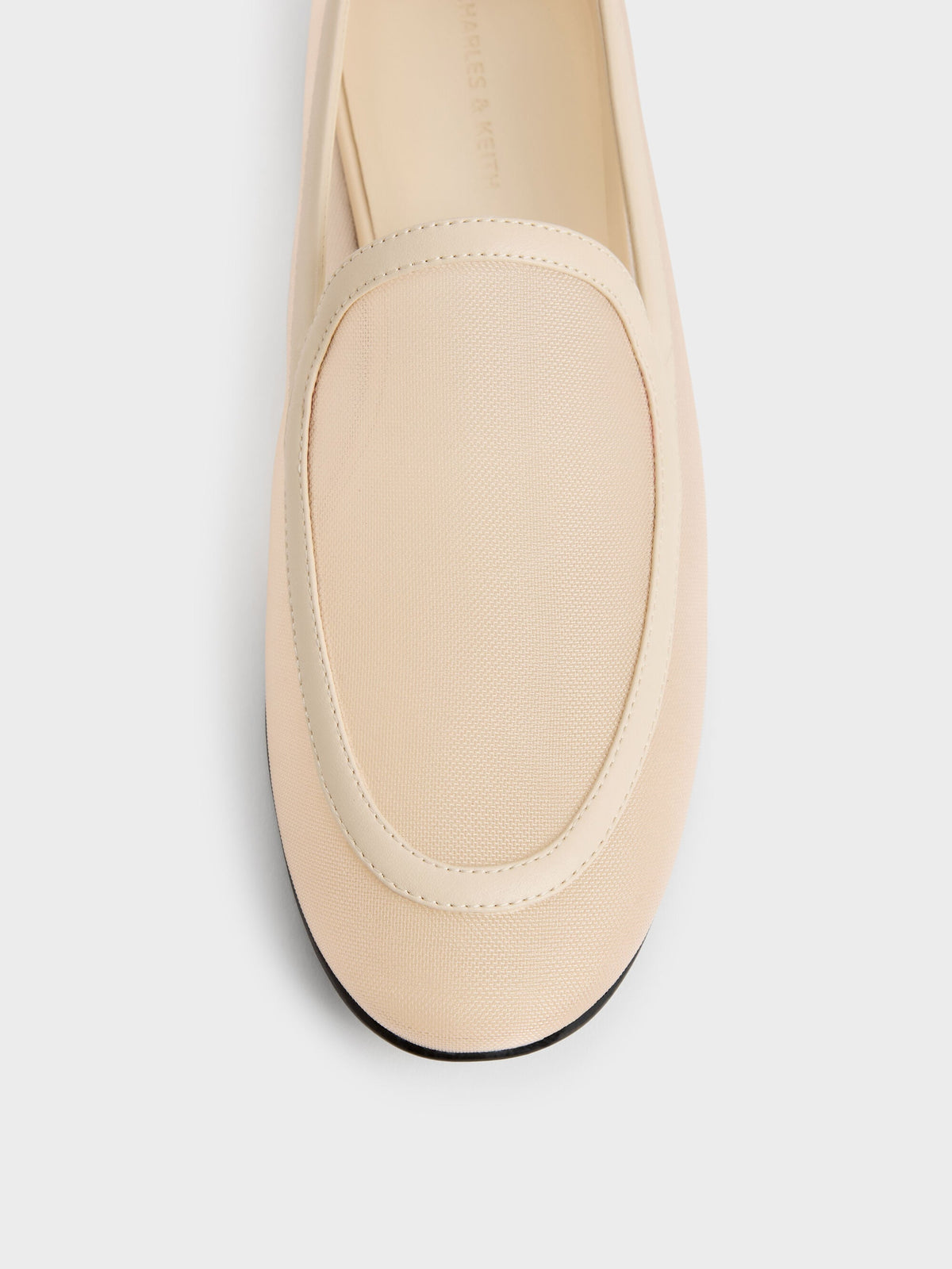 CHARLES & KEITH Signature / Mackie Mesh Loafers - Beige