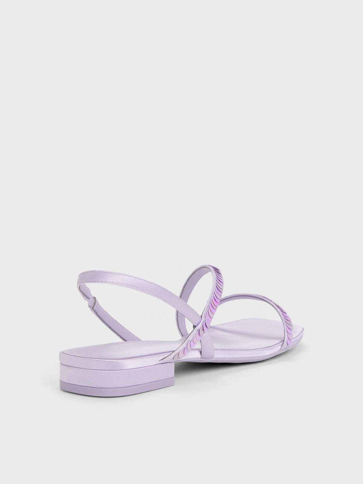 CHARLES & KEITH Signature / Briella Sequinned Strappy Sandals - Lilac