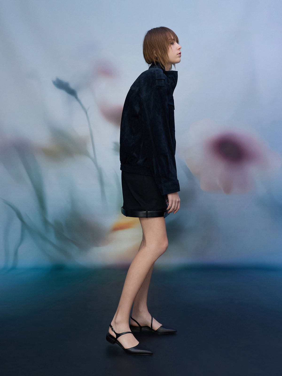 CHARLES & KEITH Featured / Cordelia Pointed Slingback Flats - Black