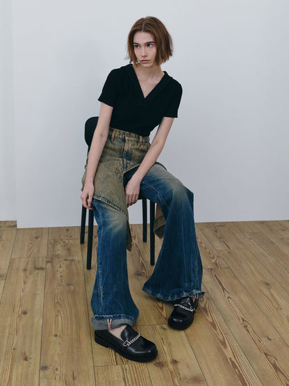 CHARLES & KEITH New / Georgie Chain Loafers - Black Box