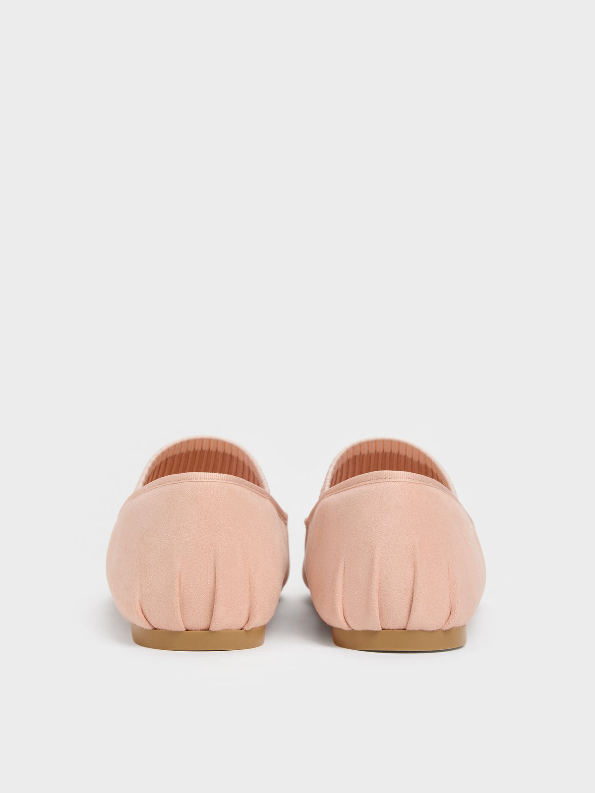 CHARLES & KEITH Hot Sale / Winona Faux Suede Mary Jane Flats - Blush