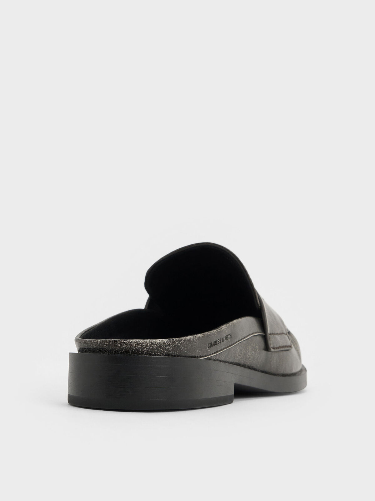 CHARLES & KEITH Special Offer / Dylan Penny Loafer Mules - Grey