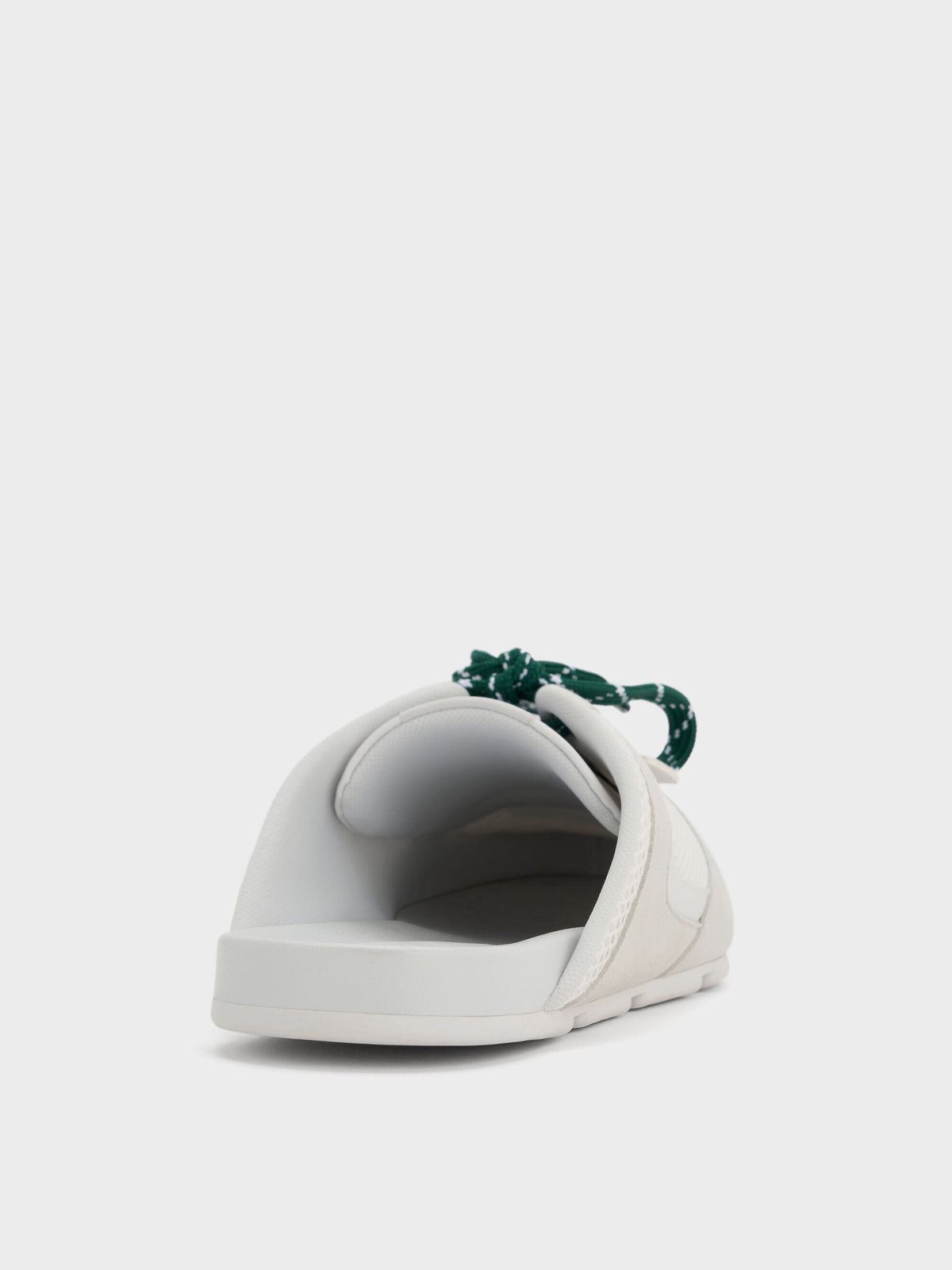 CHARLES & KEITH Best Price / Mesh Lace-Up Sneaker Mules - White