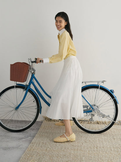 CHARLES & KEITH Latest / Meja Floral Mary Jane Flats - Yellow