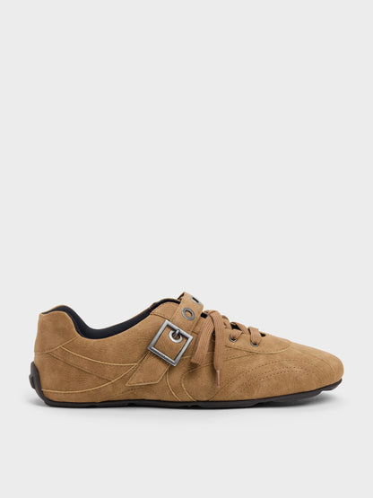 CHARLES & KEITH Customer Favorite / Jollie Grommet Mary Jane Sneakers - Sand