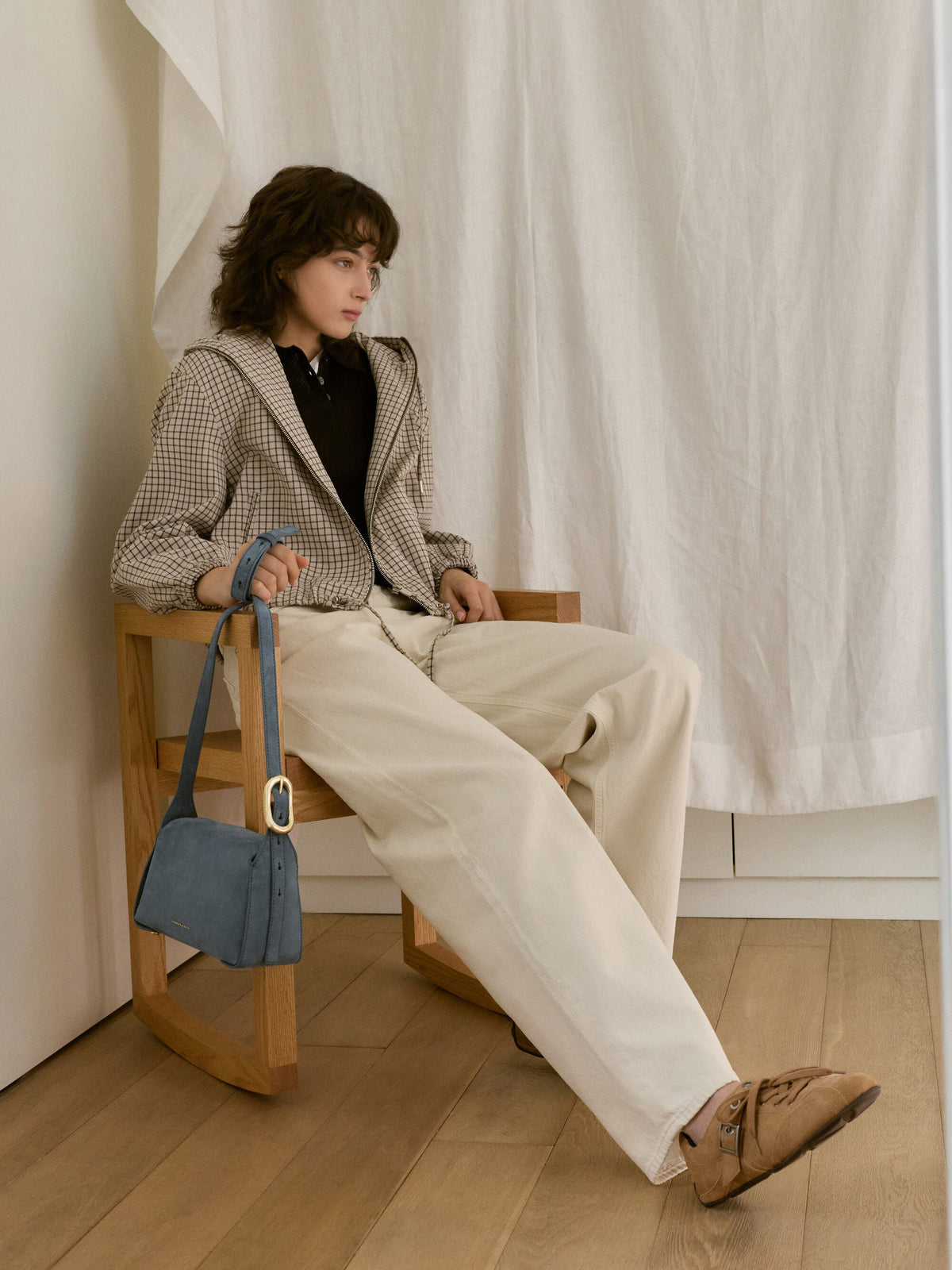 CHARLES & KEITH Customer Favorite / Jollie Grommet Mary Jane Sneakers - Sand