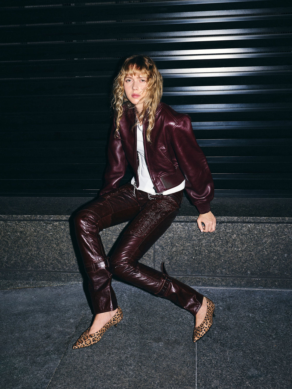 CHARLES & KEITH Great Value / Emelia Leopard-Print Kitten Heels - Animal Print Natural