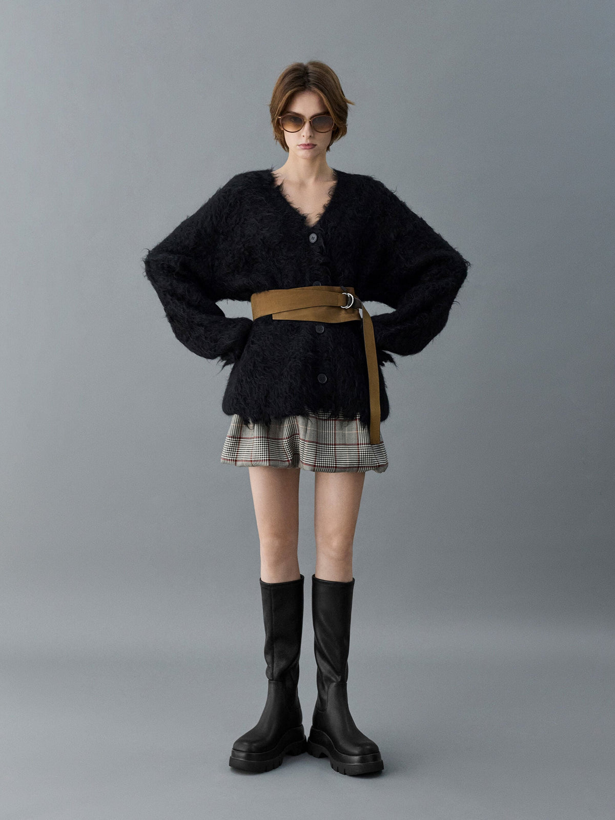 CHARLES & KEITH Trusted / Leoi Chunky Knee-High Boots - Black