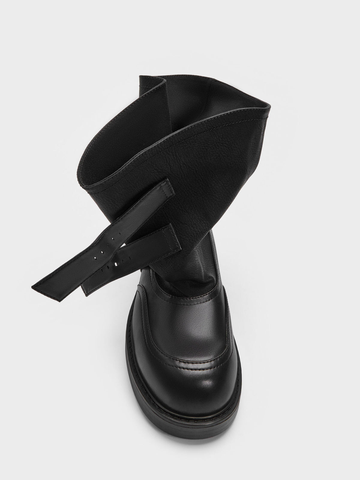 CHARLES & KEITH Best Price / Aether Buckled Calf Boots - Black