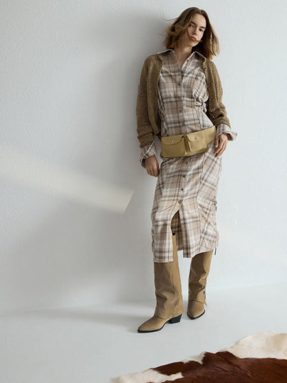CHARLES & KEITH Sale / Aether Faux Suede Tassel-Zip Knee-High Boots - Khaki