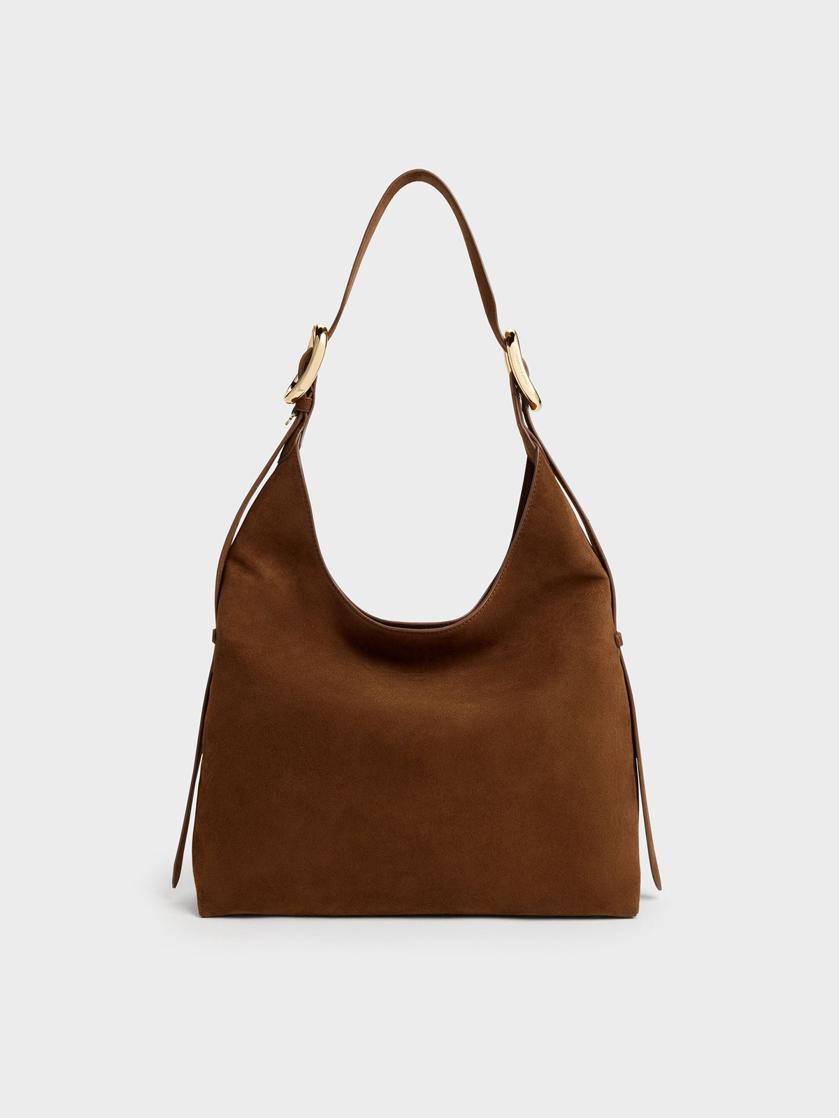 CHARLES & KEITH Deals / Aislin Hobo Bag - Pecan Brown