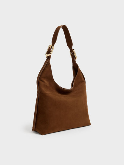 CHARLES & KEITH Deals / Aislin Hobo Bag - Pecan Brown