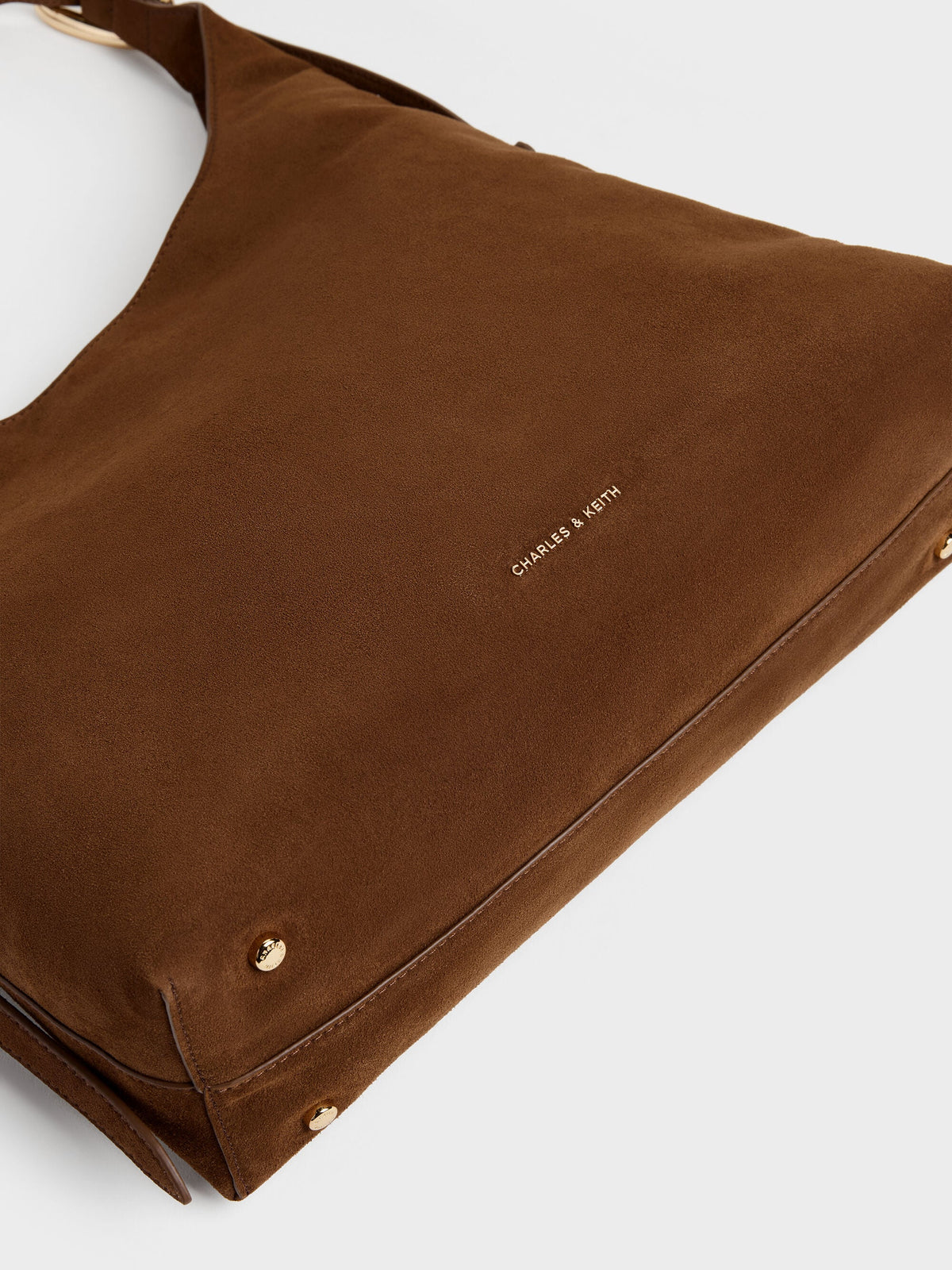 CHARLES & KEITH Deals / Aislin Hobo Bag - Pecan Brown