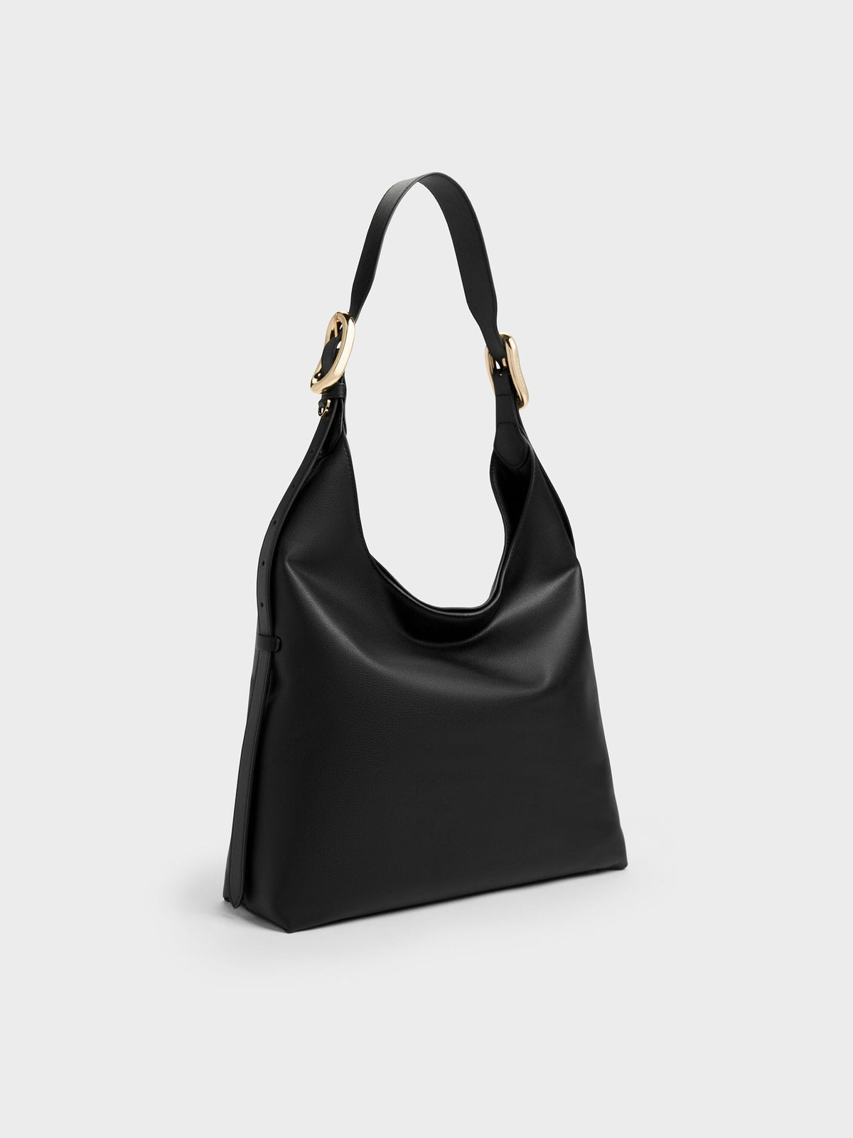 CHARLES & KEITH Premium / Aislin Hobo Bag - Black