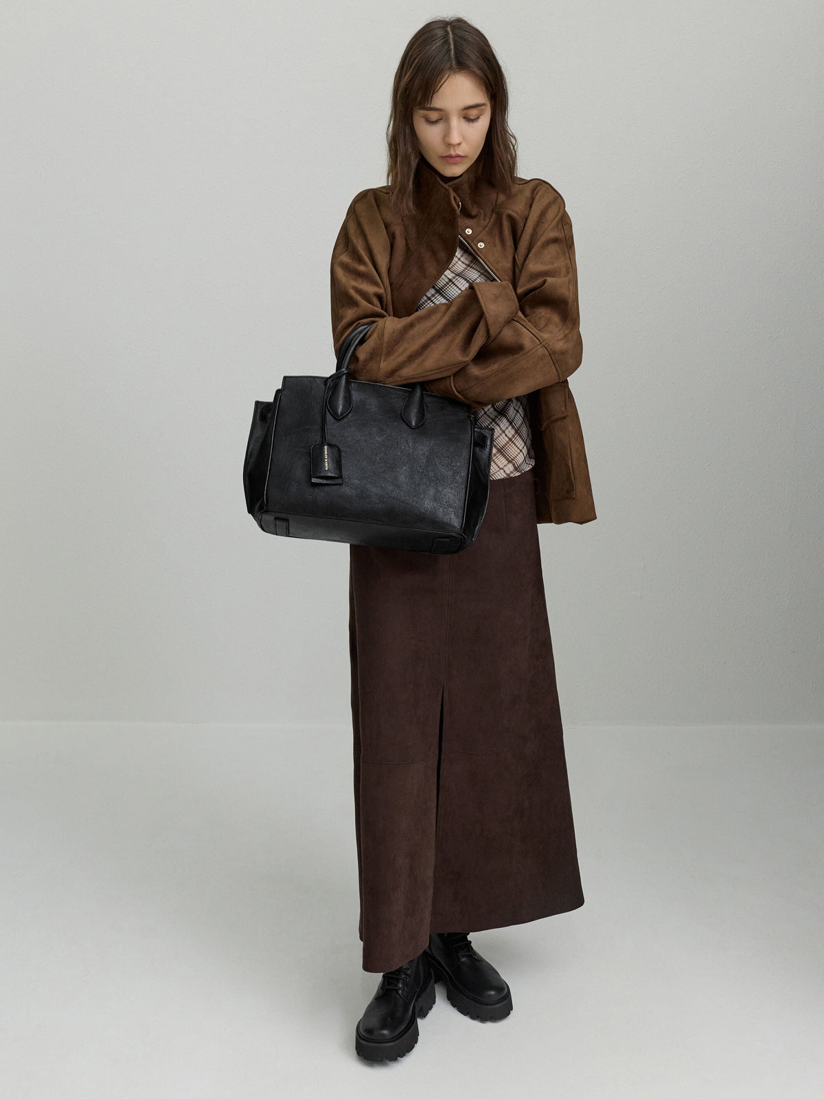 CHARLES & KEITH Trending / Large Ginevra Tote Bag - Black
