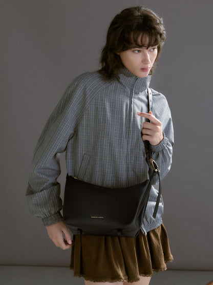 CHARLES & KEITH Top Pick / Zephyr Hobo Bag - Black