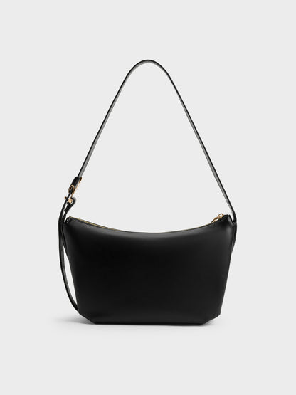 CHARLES & KEITH Top Pick / Zephyr Hobo Bag - Black