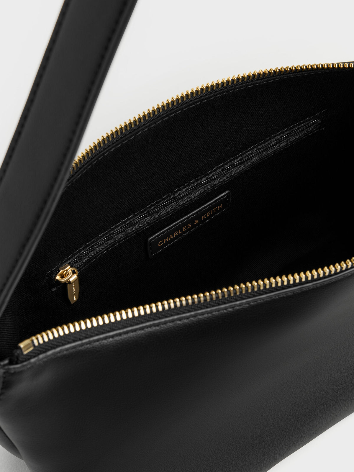 CHARLES & KEITH Top Pick / Zephyr Hobo Bag - Black
