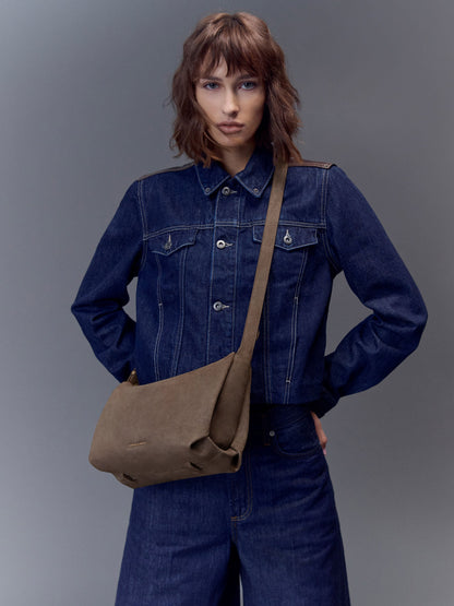 CHARLES & KEITH Value / Zephyr Hobo Bag - Stone Grey