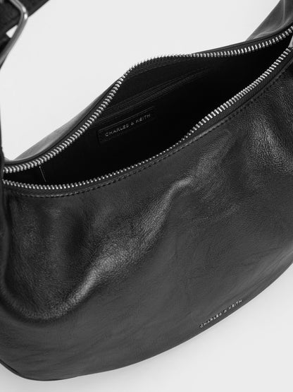 CHARLES & KEITH Value / Large Vega Hobo Bag - Noir