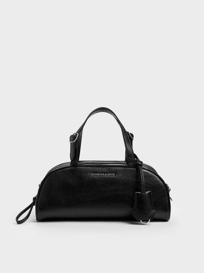 CHARLES & KEITH Signature / Vega Elongated Bowling Bag - Noir