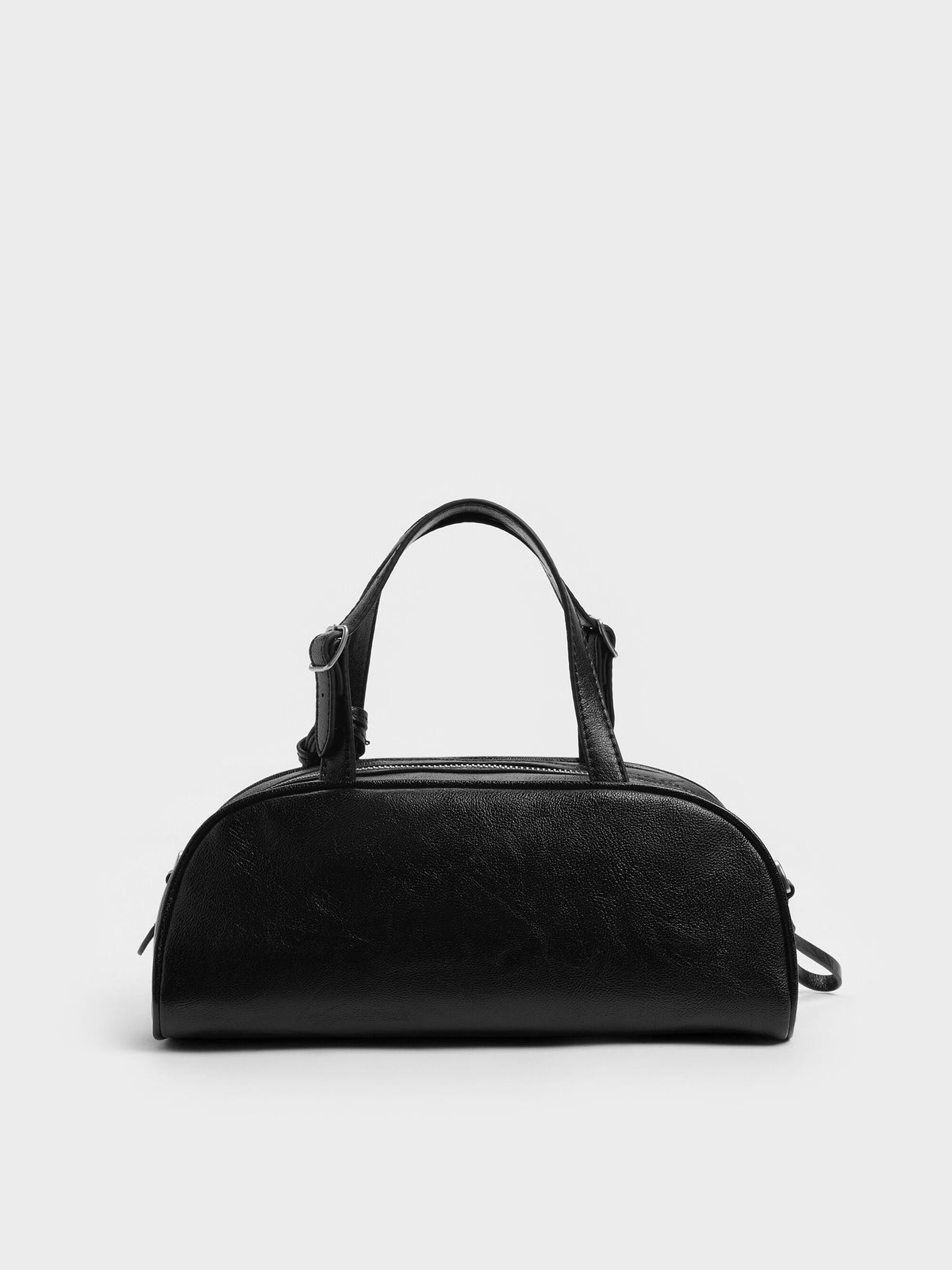 CHARLES & KEITH Signature / Vega Elongated Bowling Bag - Noir