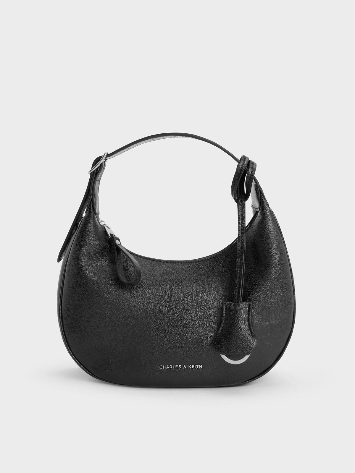 CHARLES & KEITH Top Pick / Vega Hobo Bag - Noir