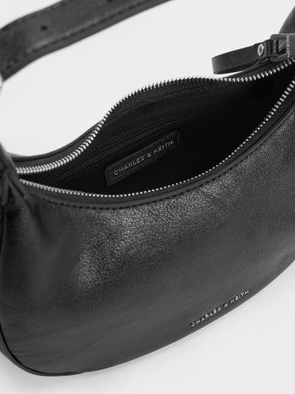 CHARLES & KEITH Top Pick / Vega Hobo Bag - Noir