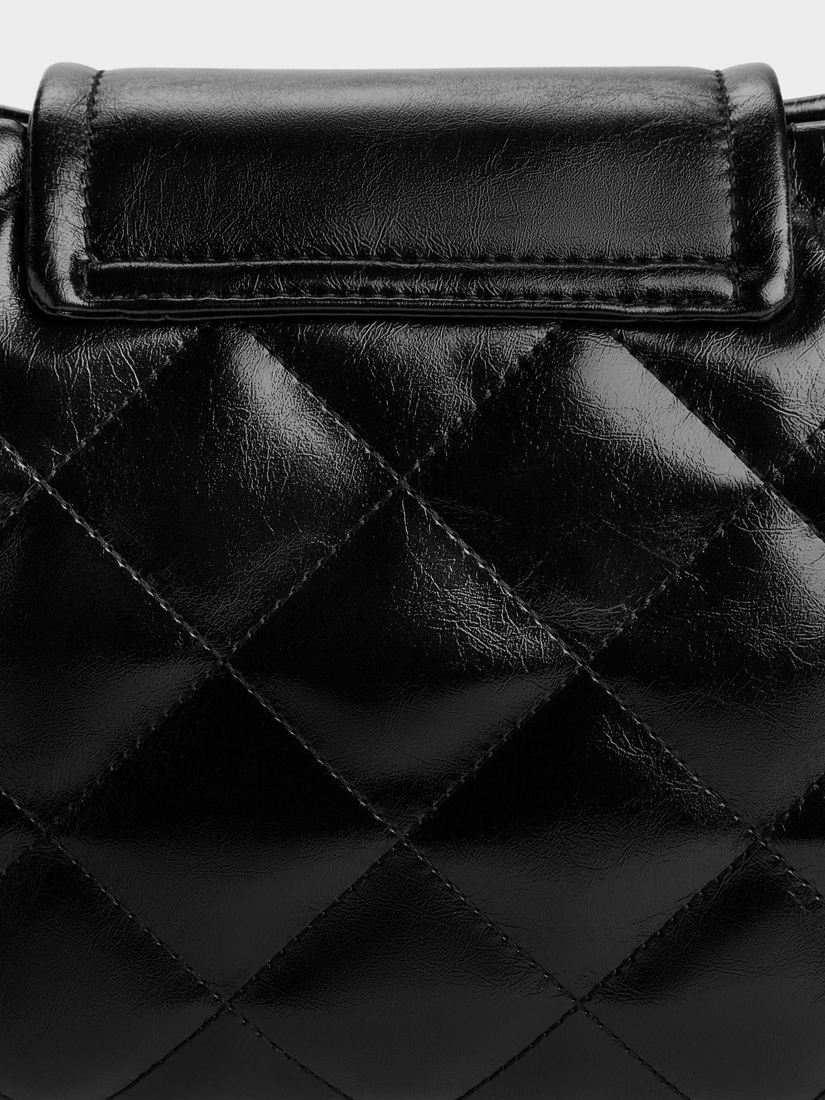 CHARLES & KEITH Everyday / Apfra Quilted Shoulder Bag - Noir
