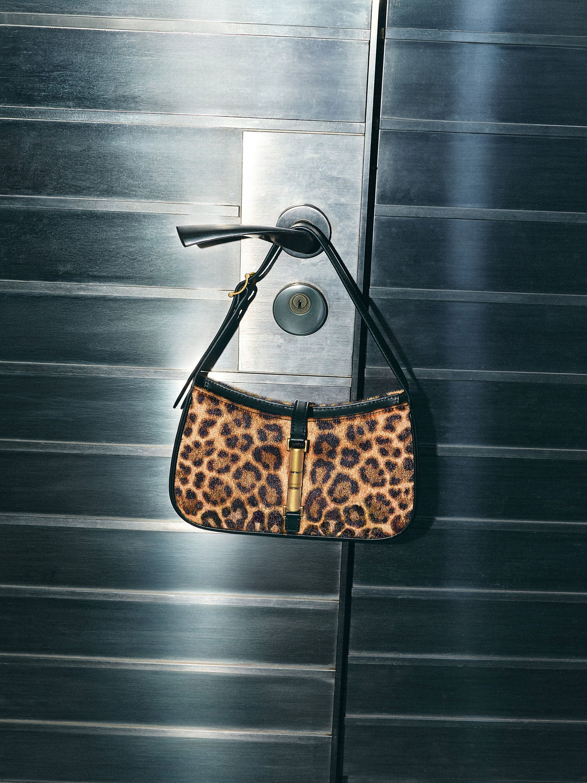 CHARLES & KEITH Signature / Cesia Leopard-Print Metallic-Accent Shoulder Bag - Multi