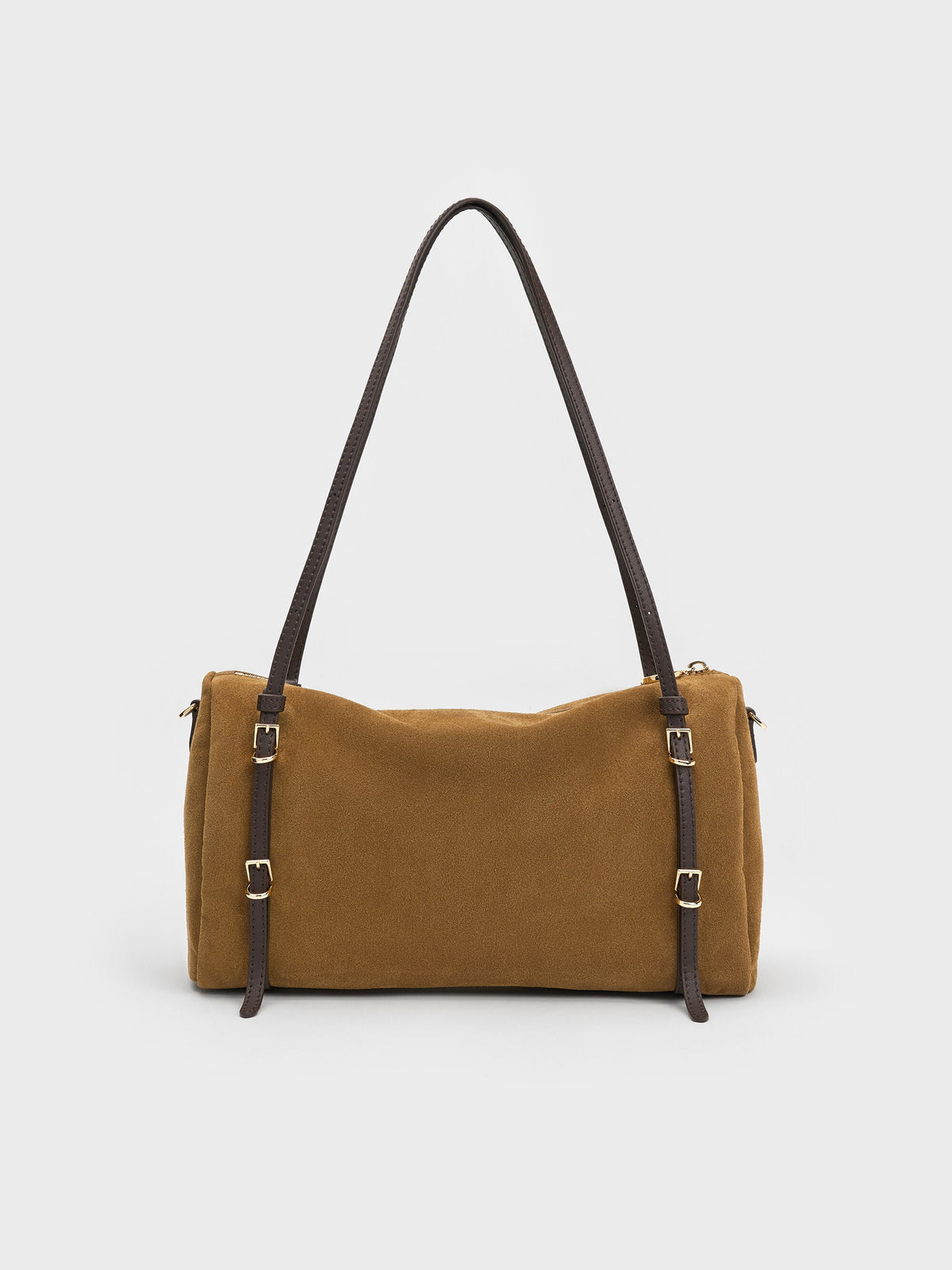 CHARLES & KEITH Exclusive / Levy Two-Tone Shoulder Bag - Sahara Sand
