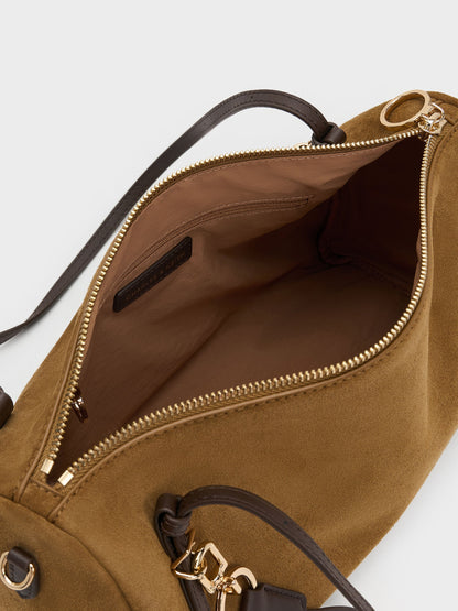 CHARLES & KEITH Exclusive / Levy Two-Tone Shoulder Bag - Sahara Sand